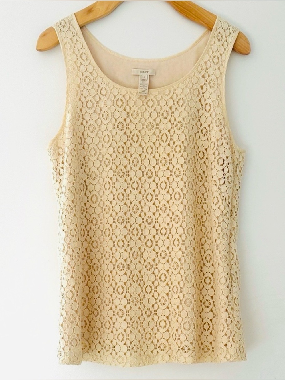 J.Crew Leslie Crochet Lace Shell
